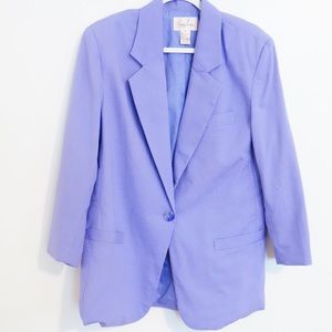 VINTAGE JACLYN SMITH PASTEL LAVENDER BLAZER